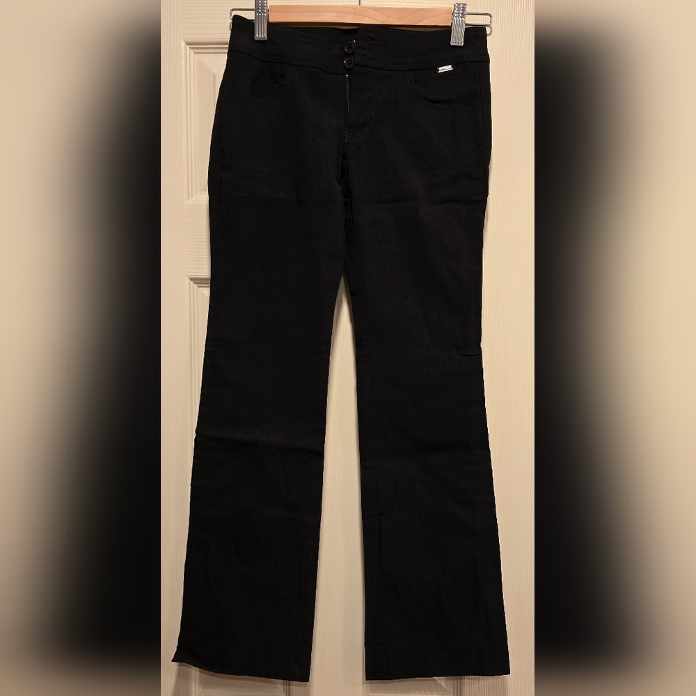 Guess Jeans Authentic Black Stretch, Flared Pants, Size 24